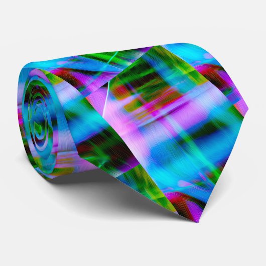 Elektrisch Spectrum Weefsel Stropdas (Opgerold)