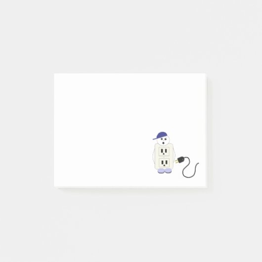 Elektrisch Stopcontact en Snoer Post-it® Notes (Voorkant)