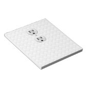 Elektrisch Stopcontact Leuk Aangepast Notitieblok (Schuin)