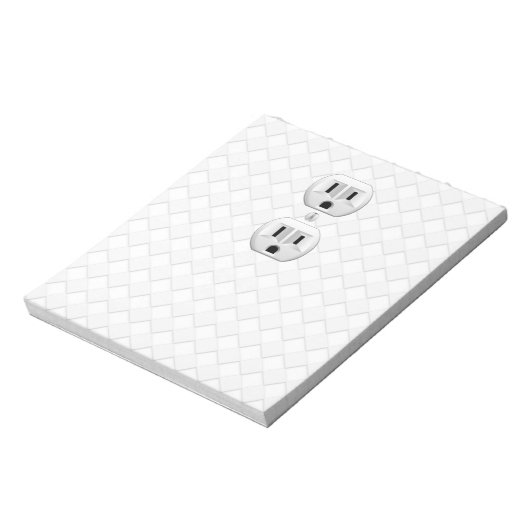 Elektrisch Stopcontact Leuk Aangepast Notitieblok (Linkerzijde)