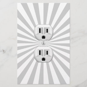 Elektrisch Stopcontact Leuk om dit aan te passen! Briefpapier
