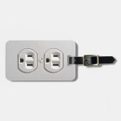 Elektrisch Stopcontact Plug-in Bagagelabel (Voorkant horizontaal)