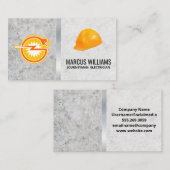 Elektrisch Stopcontact Vermogenspictogram | Blauw  Visitekaartje (Voorkant / Achterkant)