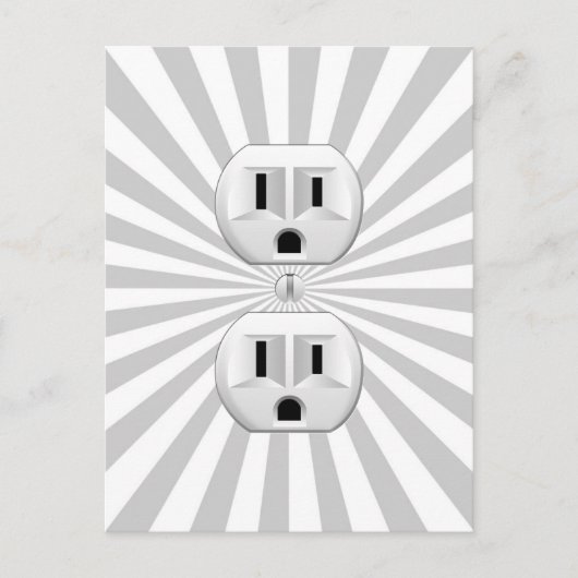 Elektrisch stopventiel past dit aan! briefkaart (Voorkant)