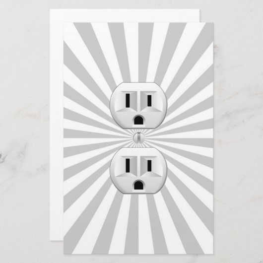 Elektrisch stopventiel past dit aan! briefpapier (Voorkant / Achterkant)