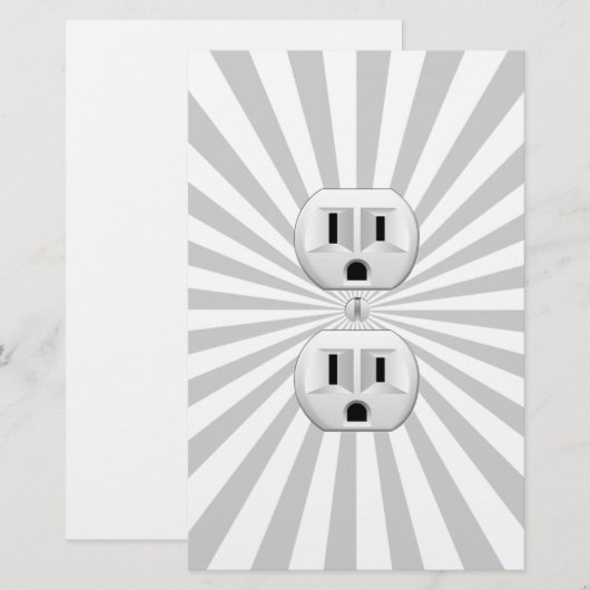 Elektrisch stopventiel past dit aan! briefpapier (Voorkant / Achterkant)