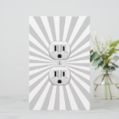 Elektrisch stopventiel past dit aan! briefpapier (Staand voorkant)