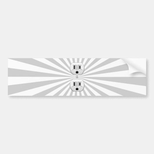 Elektrisch stopventiel past dit aan! bumpersticker (Voorkant)