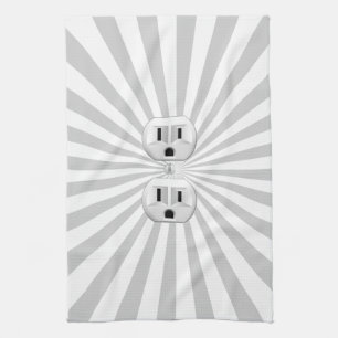 Elektrisch stopventiel past dit aan! theedoek