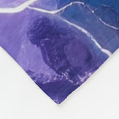 Elektrisch Storm Abstract Fleece Deken (Hoek)