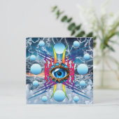 Elektrisch Storm Feestdagenkaart (Staand voorkant)