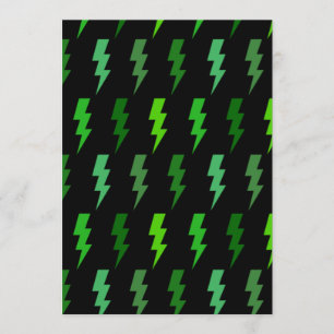 Elektrisch Storm met groene bliksem Kaart
