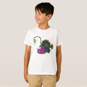 Elektrisch T-shirt van Kinder vissen met schuim (Voorkant volledig)