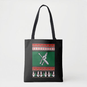 Elektrisch Ugly KerstSweater Tote Bag