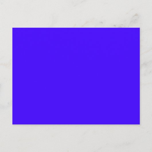 Elektrisch ultramarijn briefkaart (Voorkant)