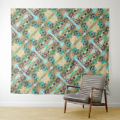 Elektrisch universum — Kunstboomstammen Wandkleed (In Situ (horizontaal))