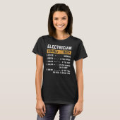 Elektrisch uurwerk Lineman T-shirt (Voorkant volledig)