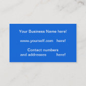 Elektrisch visitekaartje (Achterkant)