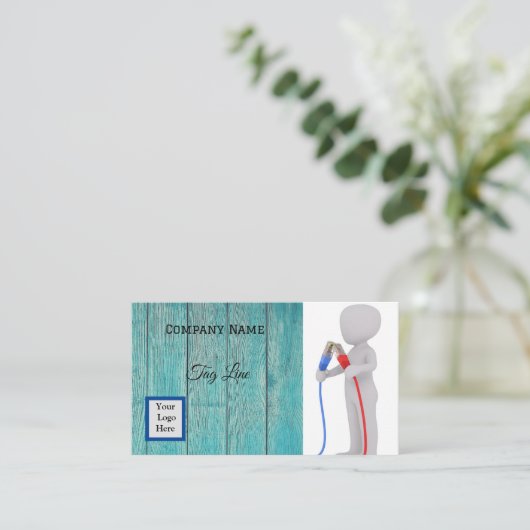 Elektrisch Visitekaartje (Staand voorkant)