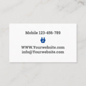 Elektrisch Visitekaartje (Achterkant)