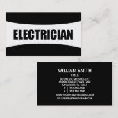 Elektrisch Visitekaartje (Voorkant / Achterkant)