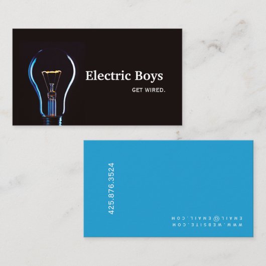Elektrisch Visitekaartje (Voorkant / Achterkant)