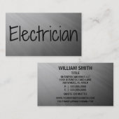 Elektrisch Visitekaartje (Voorkant / Achterkant)