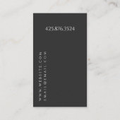 Elektrisch Visitekaartje (Achterkant)