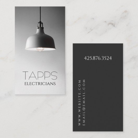 Elektrisch Visitekaartje (Voorkant / Achterkant)