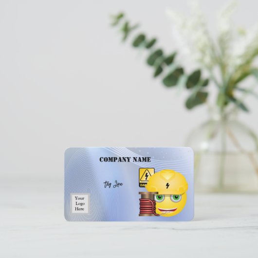 Elektrisch Visitekaartje (Staand voorkant)