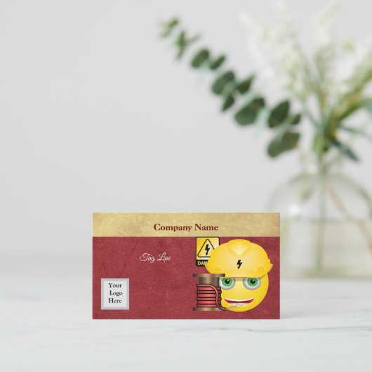 Elektrisch Visitekaartje (Staand voorkant)