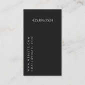 Elektrisch Visitekaartje (Achterkant)