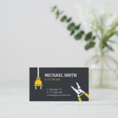 Elektrisch Visitekaartje stroomkabel (Staand voorkant)