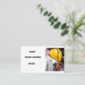 elektrisch visitekaartje van elektricien (Staand voorkant)