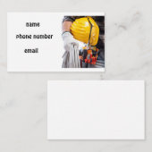 elektrisch visitekaartje van elektricien (Voorkant / Achterkant)