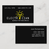Elektrisch Visitekaartje voor de bouw (Voorkant / Achterkant)