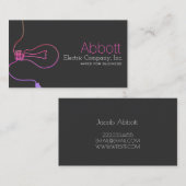 Elektrisch Visitekaartje voor de bouw (Voorkant / Achterkant)