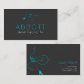 Elektrisch Visitekaartje voor de bouw (Voorkant / Achterkant)