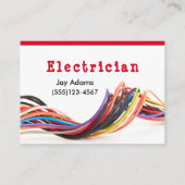 Elektrisch Wire Voltage Maintenance Professional Visitekaartje (Voorkant)