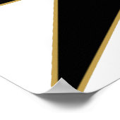 Elektrisch wit Poster (Hoek)