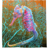 Elektrisch zeepaarddouchegordijn douchegordijn (Voorkant)