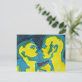 Elektrisch zoenen briefkaart (Staand voorkant)