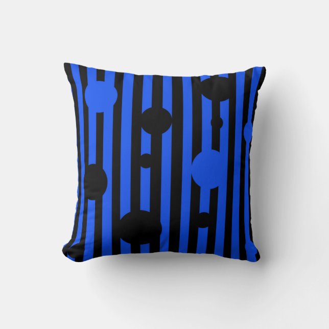 Elektrisch zwart kussen (Voorkant)