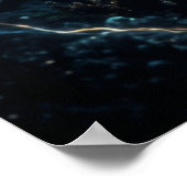 Elektrische Aal Laadt Diepten Op Poster (Hoek)