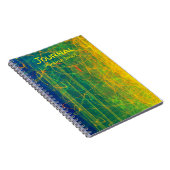 Elektrische Abstracte Journal-aangedreven ideeën Notitieboek (Rechterzijde)