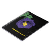 Elektrische Abutilon 'Violetta': De Bedrieger Notitieboek (Linkerzijde)