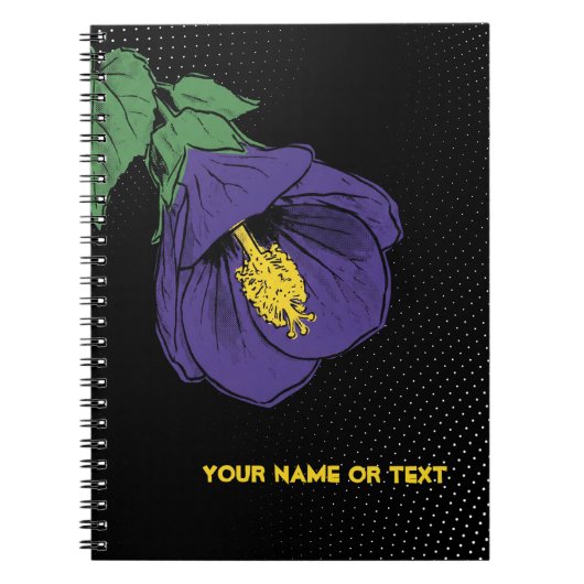 Elektrische Abutilon 'Violetta': De Bedrieger Notitieboek (Voorkant)