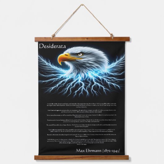 Elektrische adelaar hangend wandkleed (Voorkant)