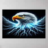 Elektrische adelaar poster (Voorkant)