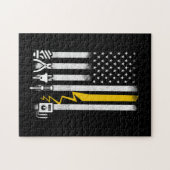 Elektrische Amerikaanse vlaginstrumenten voor elek Legpuzzel (Horizontaal)